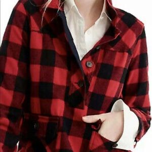 J. Crew Flannel Pullover_size PXS